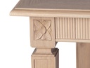 MESA JANTAR CLASSIC 130CM C/ EXT ANTIUQE OAK