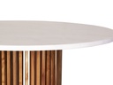 MESA JANTAR RIO 140Ø C/ TAMPO BRANCO IBIZA