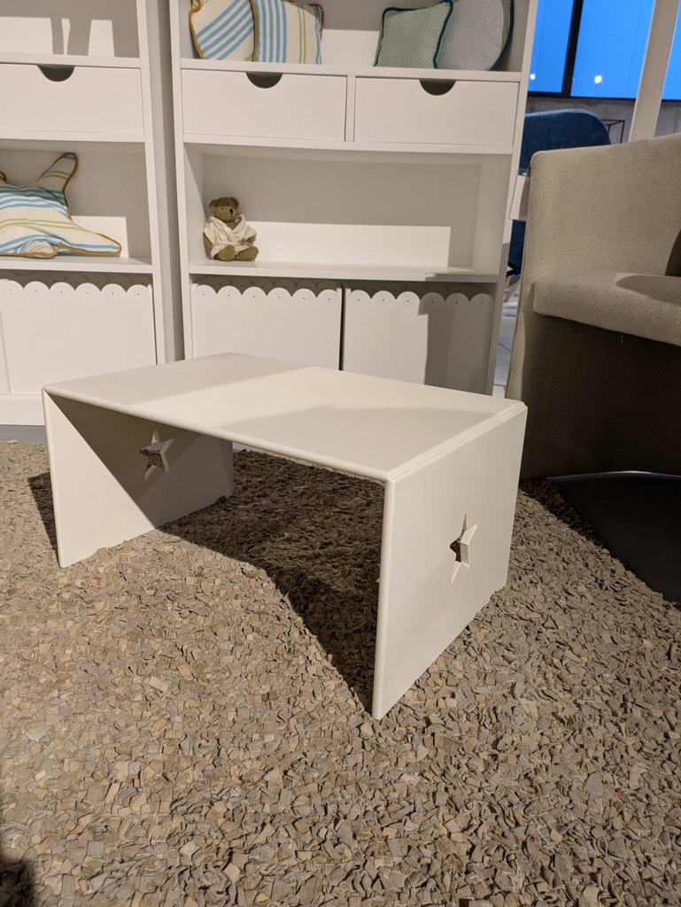 MESA DE CABECEIRA NEW STAR ALL WHITE