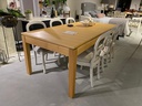 MESA JANTAR NEW VOGUE 200*100 CM C/ EXT 50CM NATURAL OAK