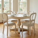 MESA JANTAR BRUXELLES DM 150 CM BEIJE
