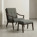 CADEIRÃO DENMARK FUMEE OAK TECIDO PO LOOM