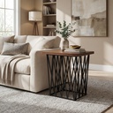 MESA LATERAL RETANGULAR NEW BERLIN WALNUT NATURAL