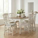 CADEIRA CHIPPENDALE C/BRAÇOS OFF WHITE
