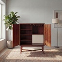 CABINET PARA MINI BAR WALNUT