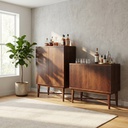 TV CABINET PARA MINI BAR WALNUT