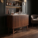 TV CABINET PARA MINI BAR WALNUT