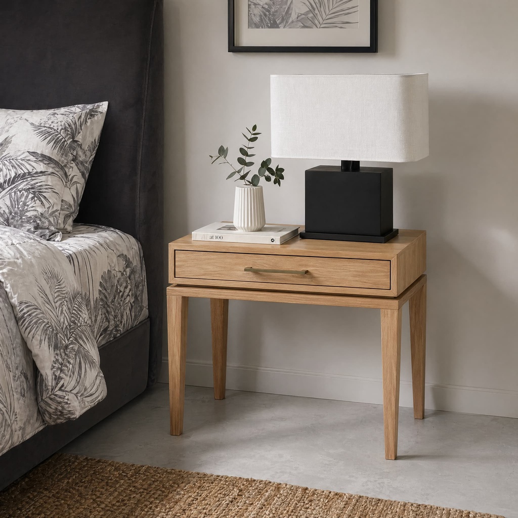 MESA CABECEIRA NEW VOGUE NATURAL OAK