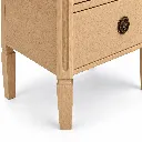 Mesa Cabeceira Allegra 3 gavetas pé