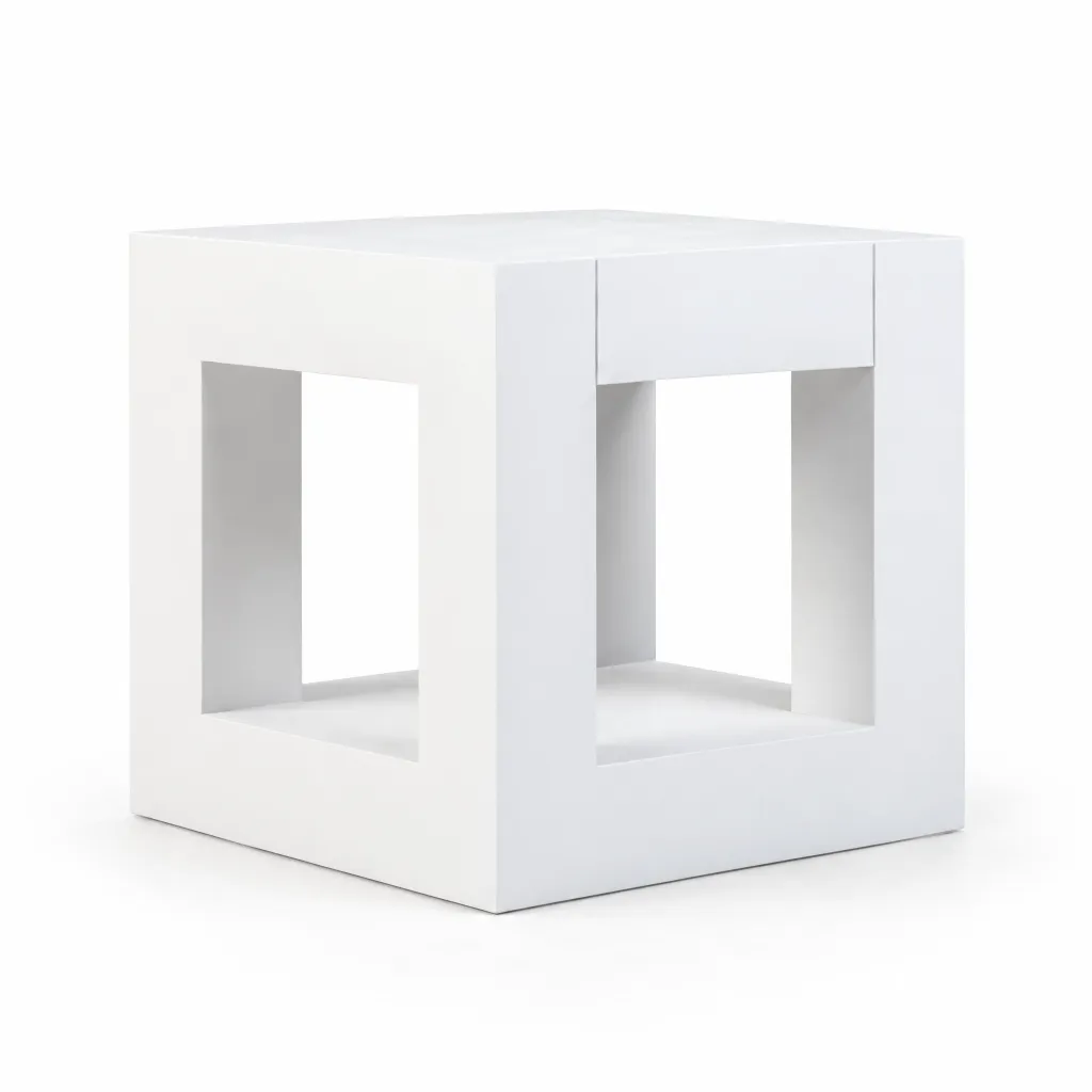 Mesa de Cabeceira Cubo Tentop Aberta