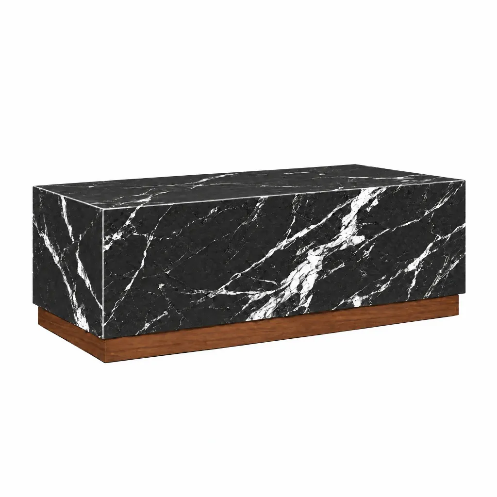 Mesa Lateral Hepburn Mármore