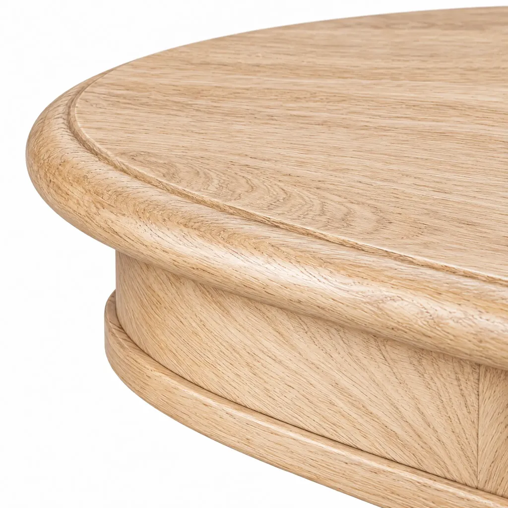 Mesa Pedestal Bruxelles Carvalho Tampo