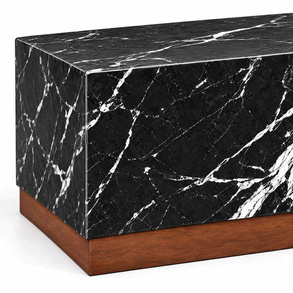 Mesa Lateral Hepburn Nero Marquina