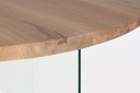 MESA JANTAR COPENHAGEN DM 135 BASE/VIDRO
