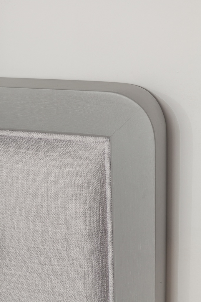 CAMA DENMARK ESTOFADA 090*190 - IRON GREY