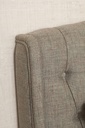 CAMA HAMPTONS 140 CM CAPITONE TECIDO HIH Picasso Watergreen