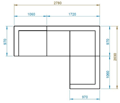 SOFA NEW VOGUE 4,70m