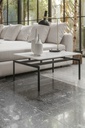 MESA LATERAL FORMENTERA MARMORE BRANCO IBIZA