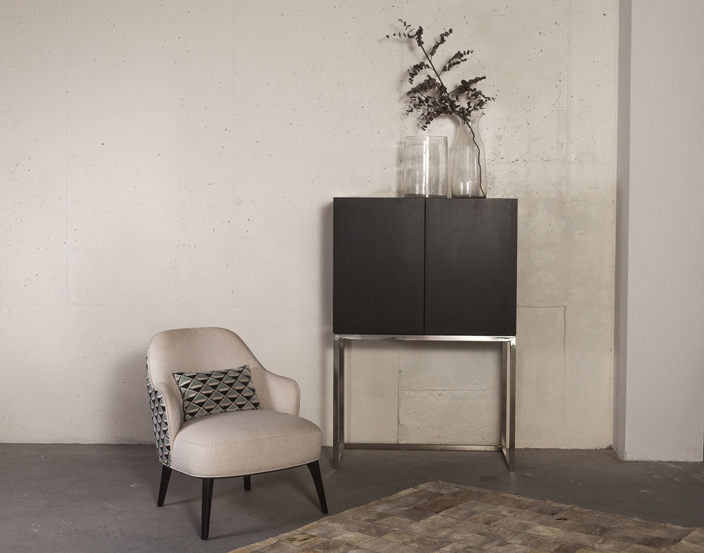 BAR CABINET EYEGROUSE BLACK MATE
