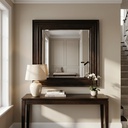 ESPELHO ALLEGRA 125*125 CM BLACK OAK