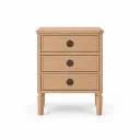 Mesa de Cabeceira Allegra 3 Gavetas