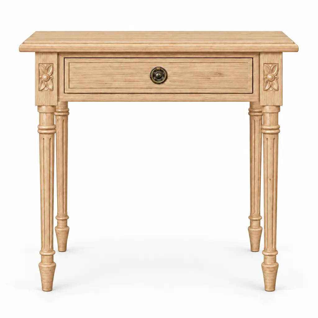 [3222001090] Mesa de Cabeceira Classic 1 Gaveta (090 Natural Oak)