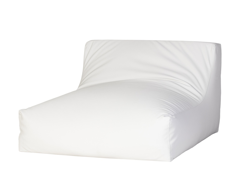 [11246005001] PUFF CHAISE COPENHAGEN WHITE (EXT)