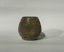 [8178901007] Glass Votive Gold