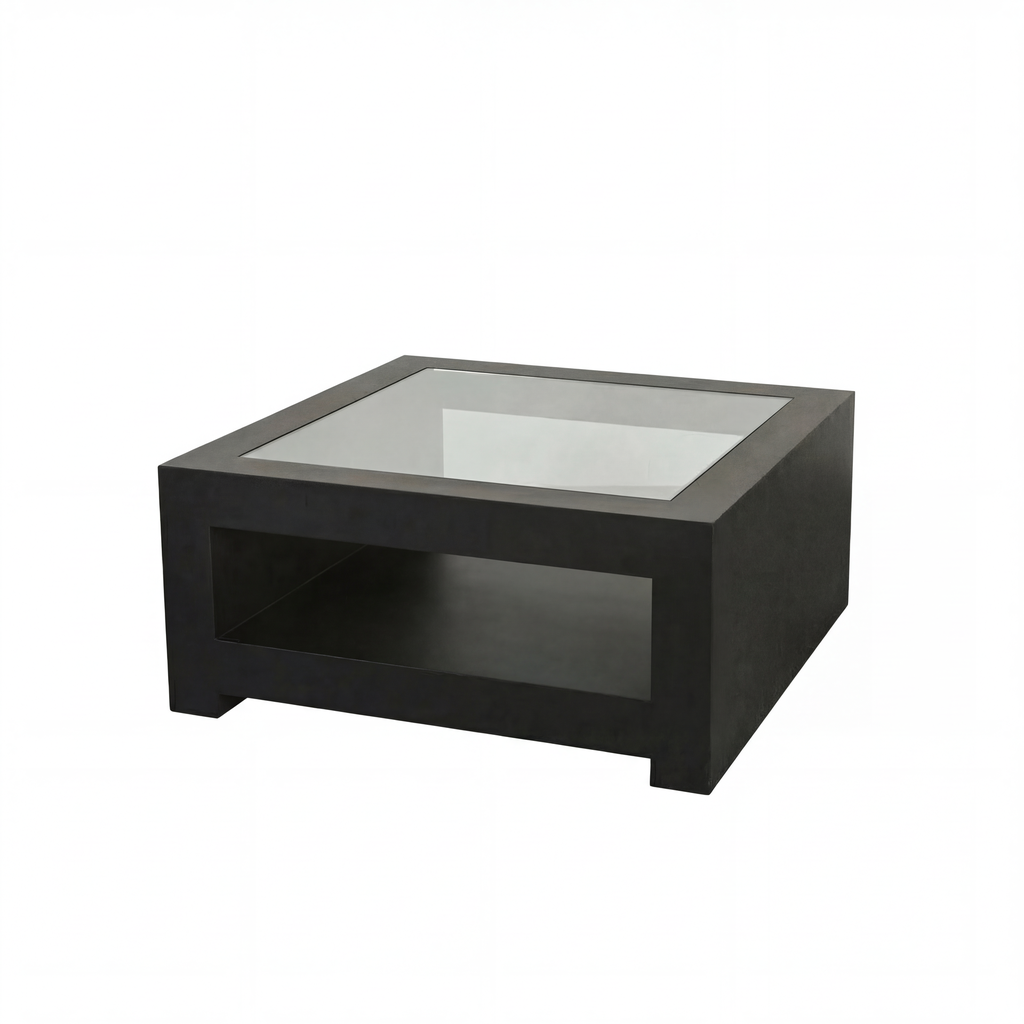 Mesa de Centro Tentop C/ Vidro Black Mate