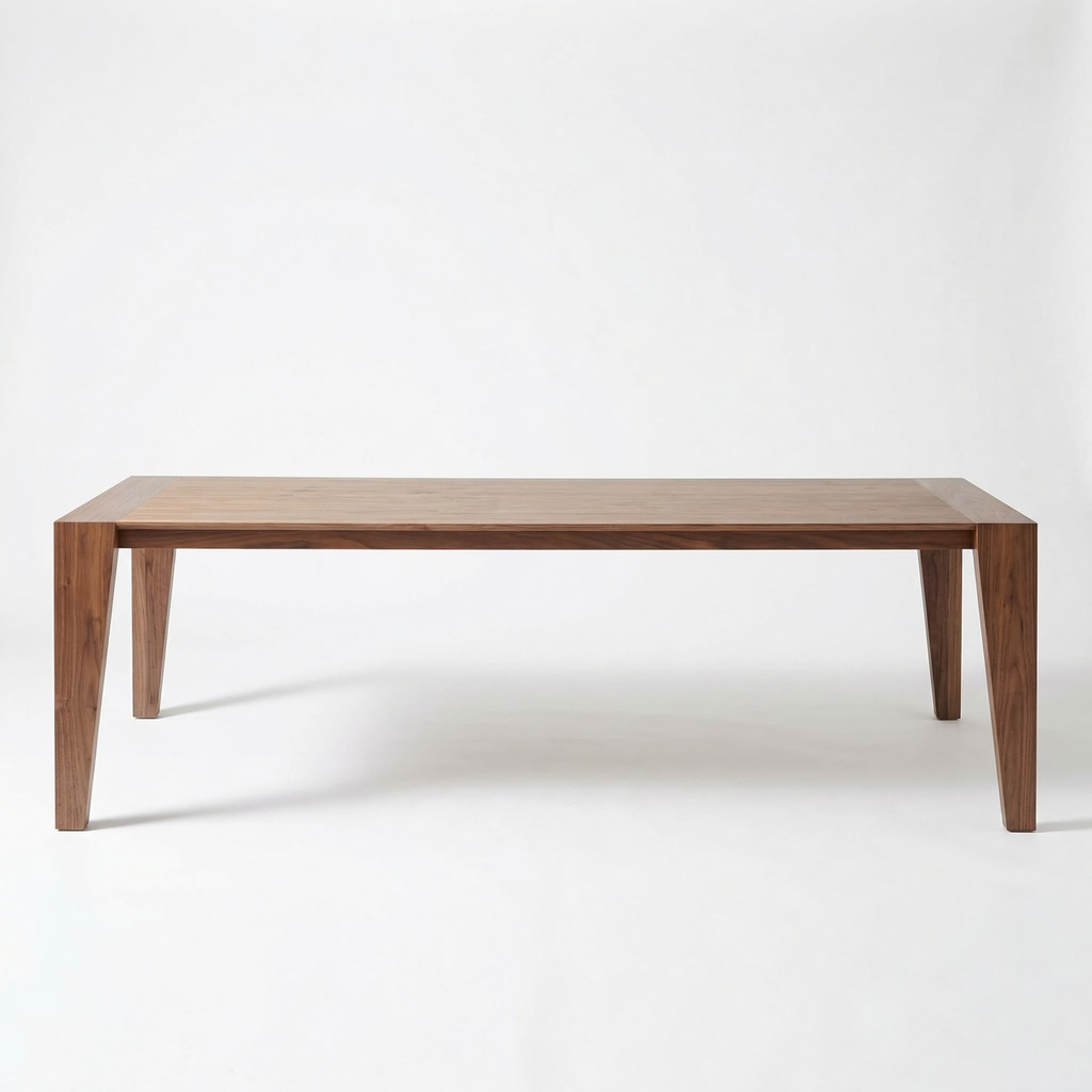 [31163603] MESA JANTAR NEW BERLIN 320x100x77 WALNUT S/LATÃO