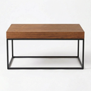 MESA LATERAL ASPEN C/ WOODEN TOP