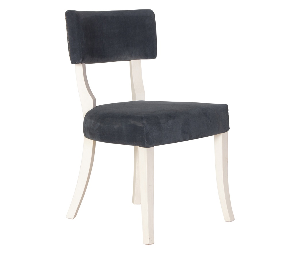 [10534611212] Cadeira Manhattan Old White C/ Tecido Paris