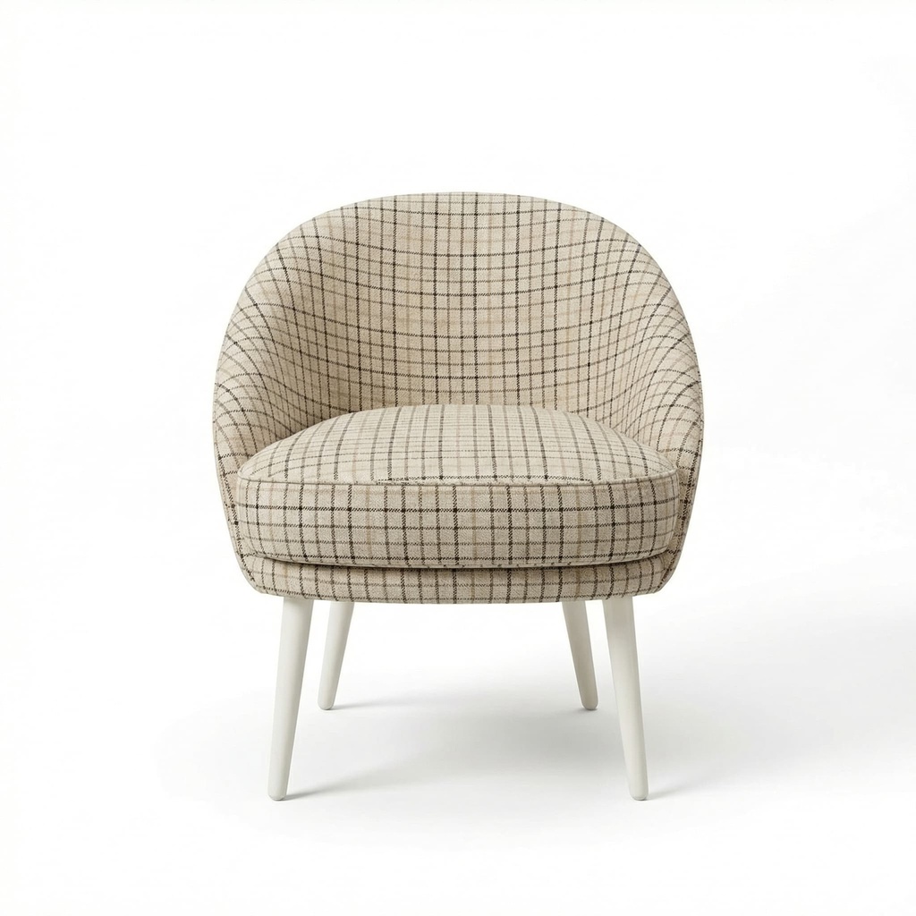 [11246001999] CADEIRÃO COPENHAGEN ALL WHITE TECIDO Romo madigan Rigby gris