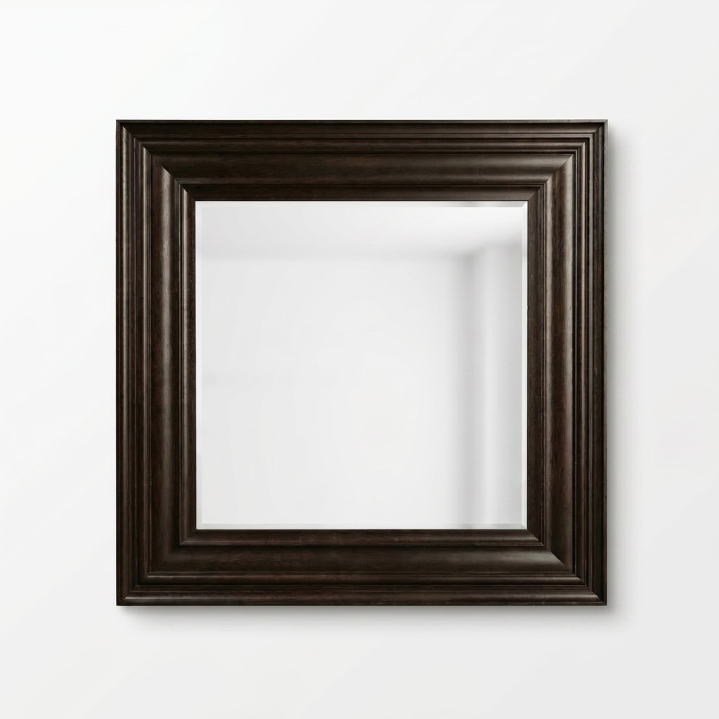 [5211601190] ESPELHO ALLEGRA 125*125 CM BLACK OAK