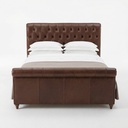CAMA CHESTERFIELD ESTOFADA COM PESEIRA