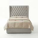 CAMA HAMPTONS CAPITONE 090 cm