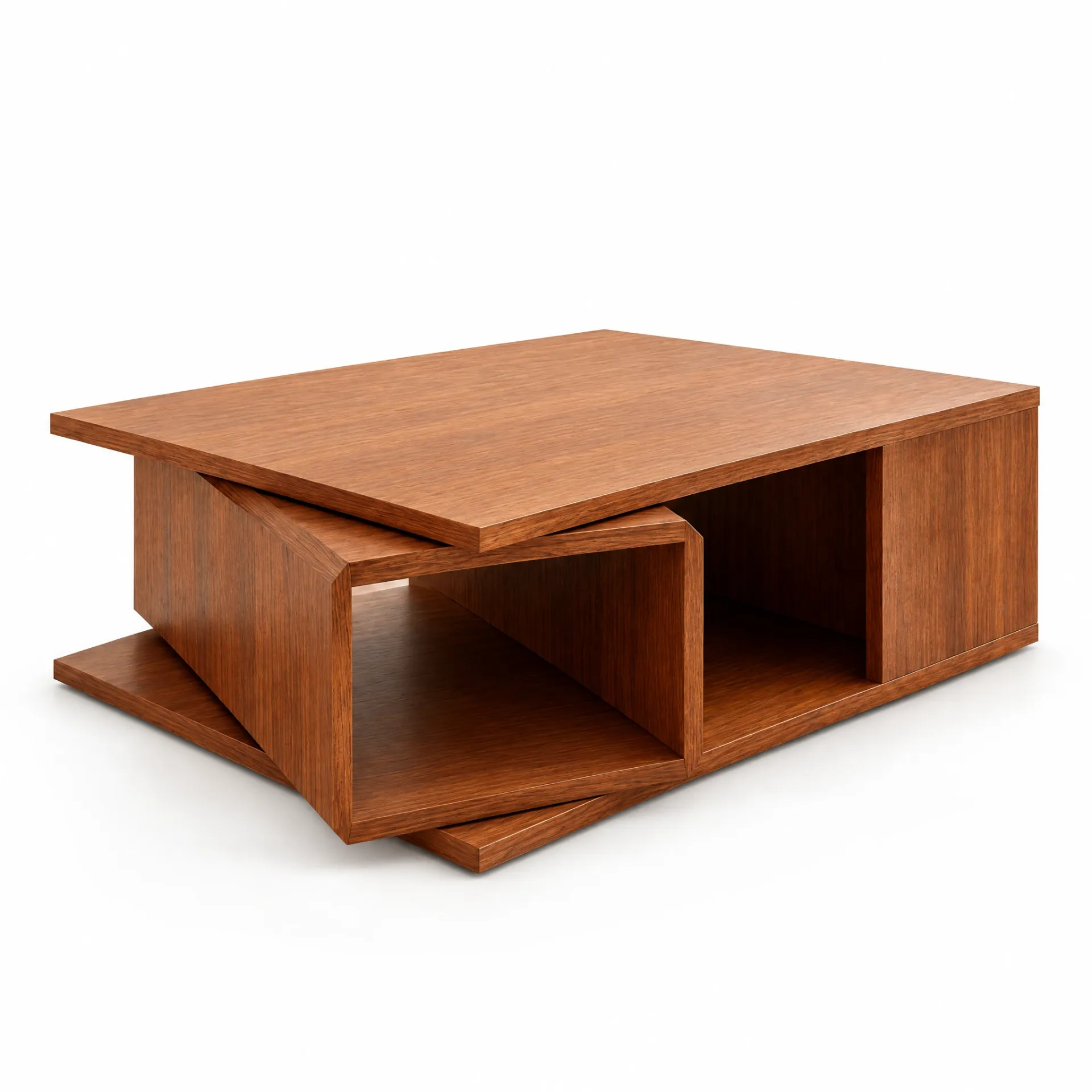 Mesa de Centro Giratória Walnut