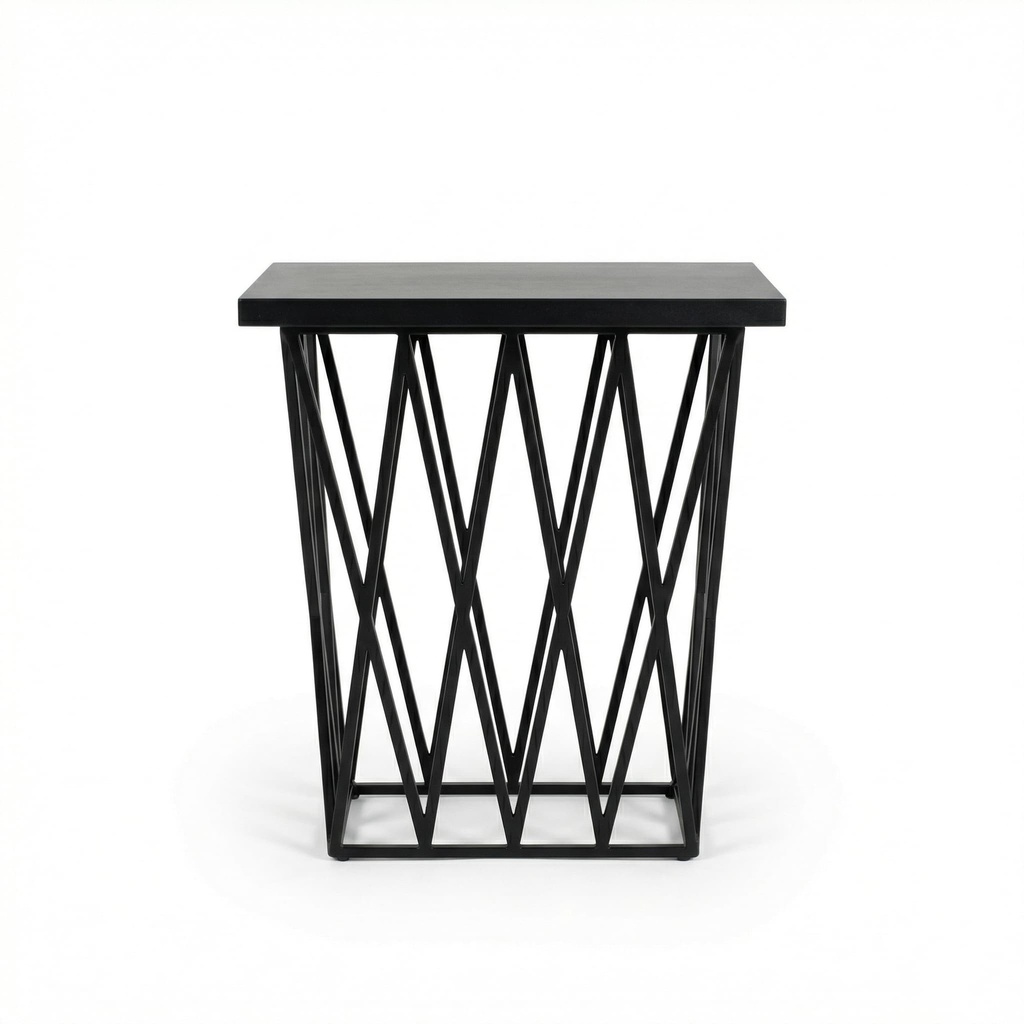 [33218001160] MESA LATERAL RETANGULAR NEW BERLIN BLACK MATE