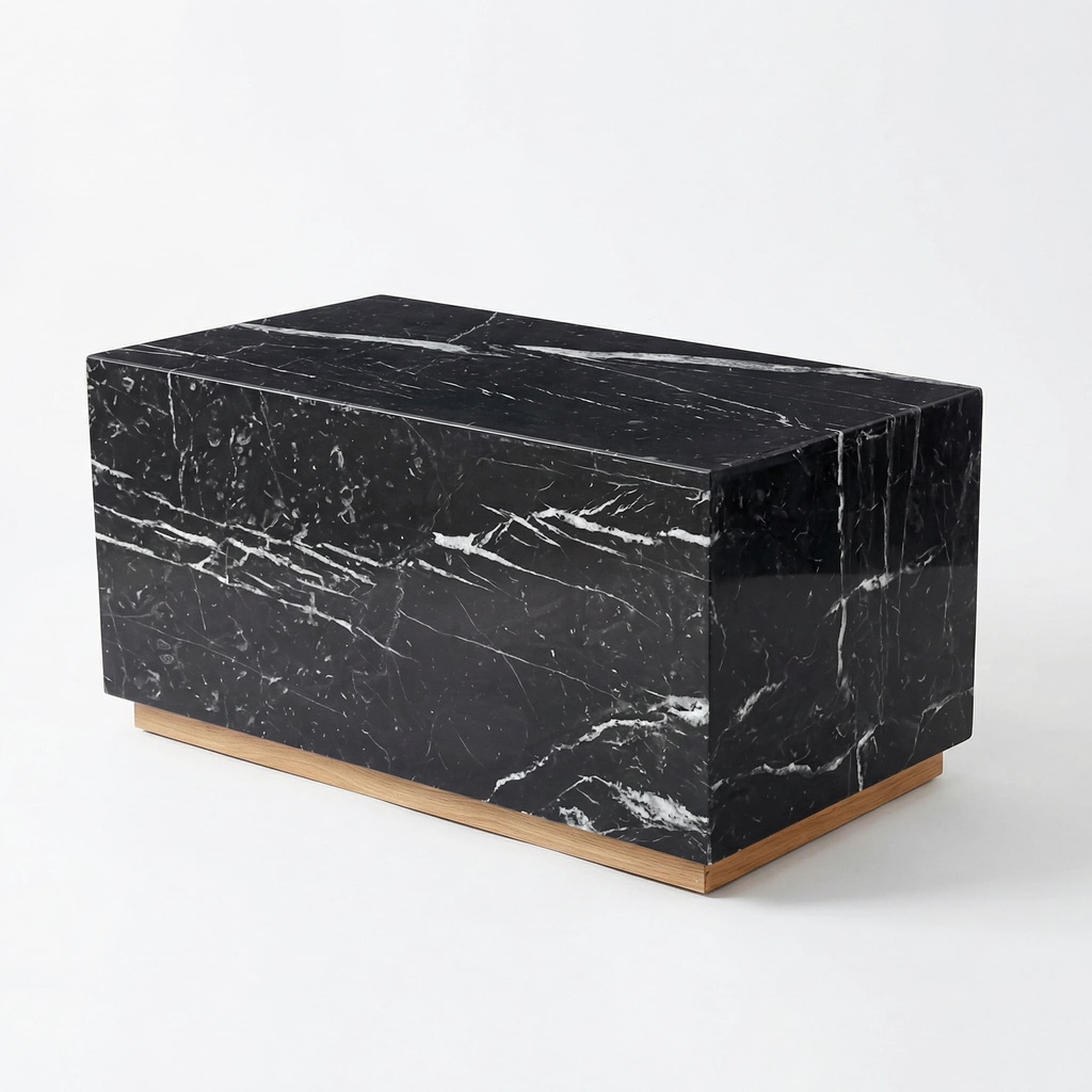 [33436008] MESA LATERAL HEPBURN MARMORE NERO MARQUINA