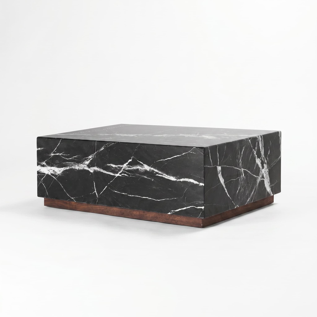 [33436906] Mesa de Centro Hepburn Mármore Nero Marquina