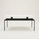 MESA LATERAL FORMENTERA MARMORE BRANCO IBIZA