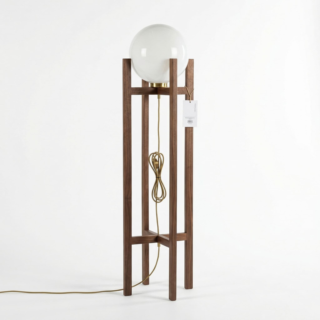 [81271002991] CANDEEIRO DENMARK PE WALNUT NATURAL