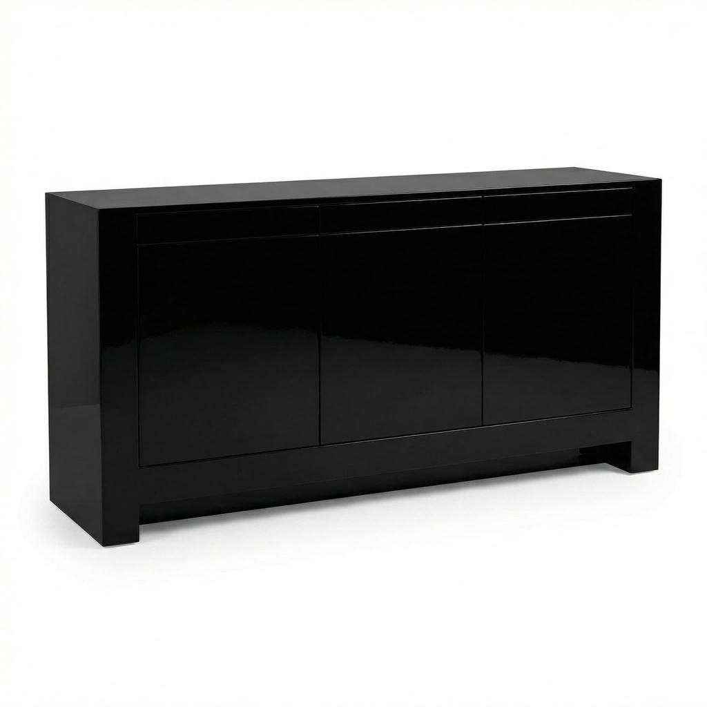 APARADOR TENTOP FECHADO BLACK LACQUER