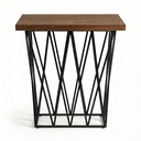 MESA LATERAL RETANGULAR NEW BERLIN WALNUT NATURAL