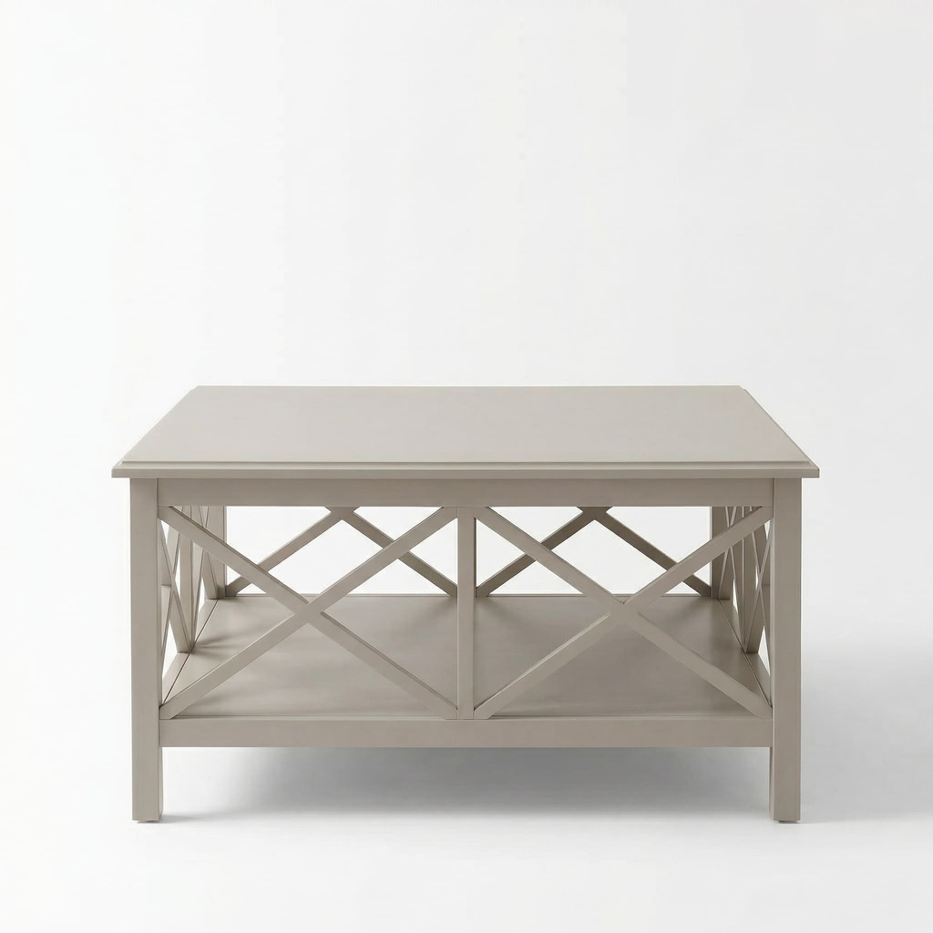 [3318001020] MESA CENTRO BRAGANZA LIGHT GREY