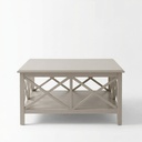 MESA CENTRO BRAGANZA LIGHT GREY