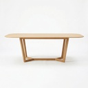 MESA JANTAR HEPBURN TAMPO MADEIRA NATURAL OAK 240*100*77 CM