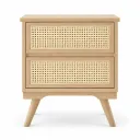 MESA CABECEIRA DENMARK 2 GAV C/PALHINHA NATURAL OAK