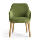 CADEIRA NEW BERLIN C/BRAÇOS NATURAL OAK