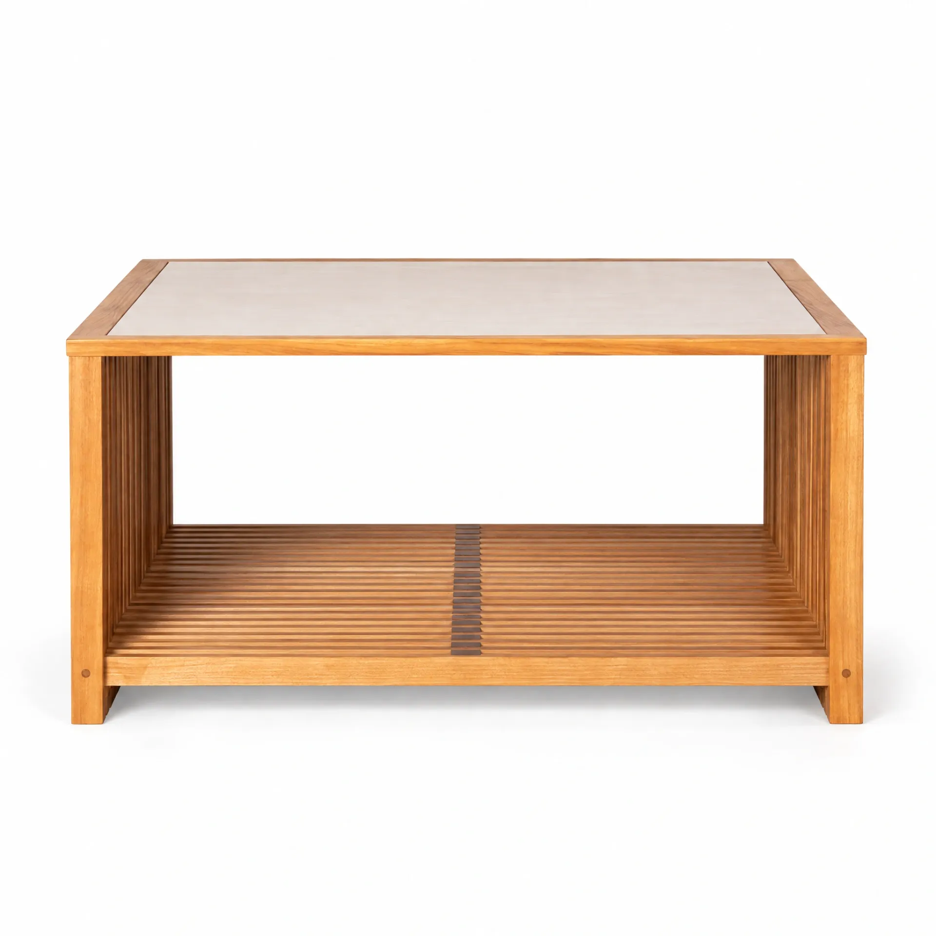 [33703002001] Mesa de Centro Rio Mármore Branco Ibiza
